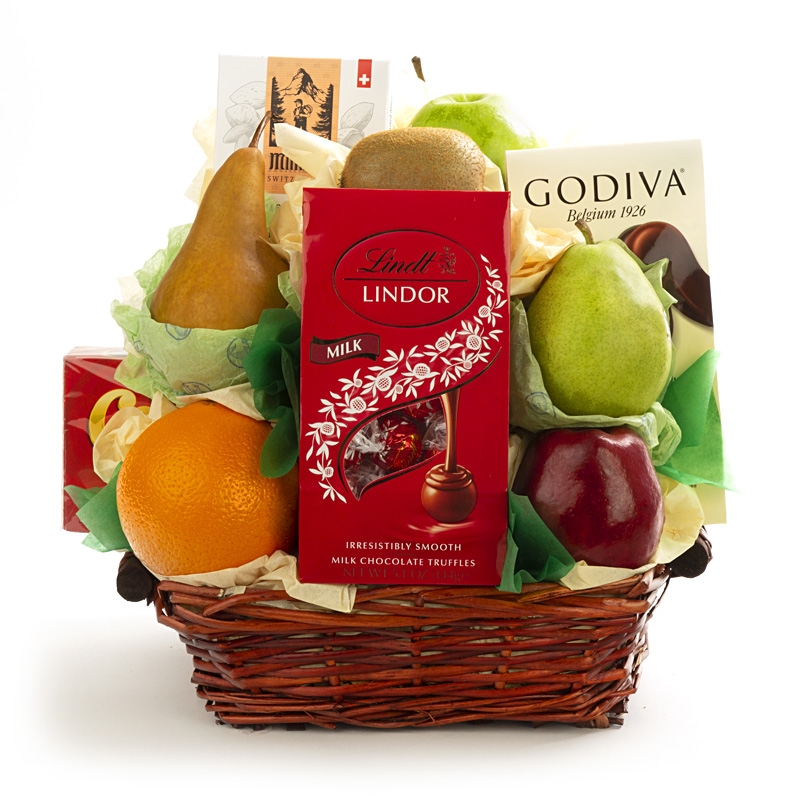 Small Fruit and Chocolate - Item # 6124 - Dave's Gift Baskets